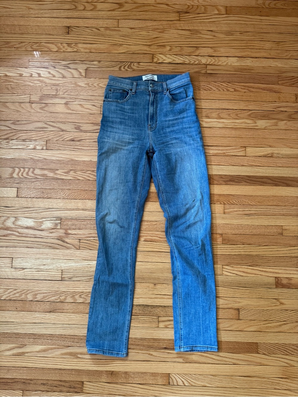 Reformation Audrey Straight Leg Jeans in wash “Cyprus”